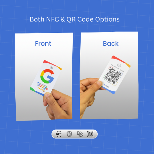 NFC+QR Google Review Card