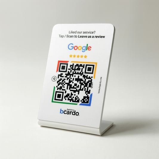 NFC + QR Google Review Standee